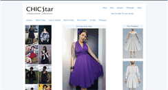 Desktop Screenshot of chicstar.com